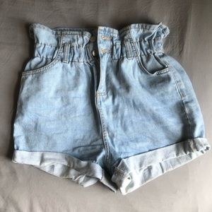 Topshop denim shorts